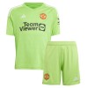 Conjunto (Camiseta+Pantalón Corto) Portero Manchester United Primera Equipación 23-24 - Niño